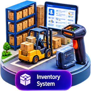 Inventory & Barcode Warehouse System